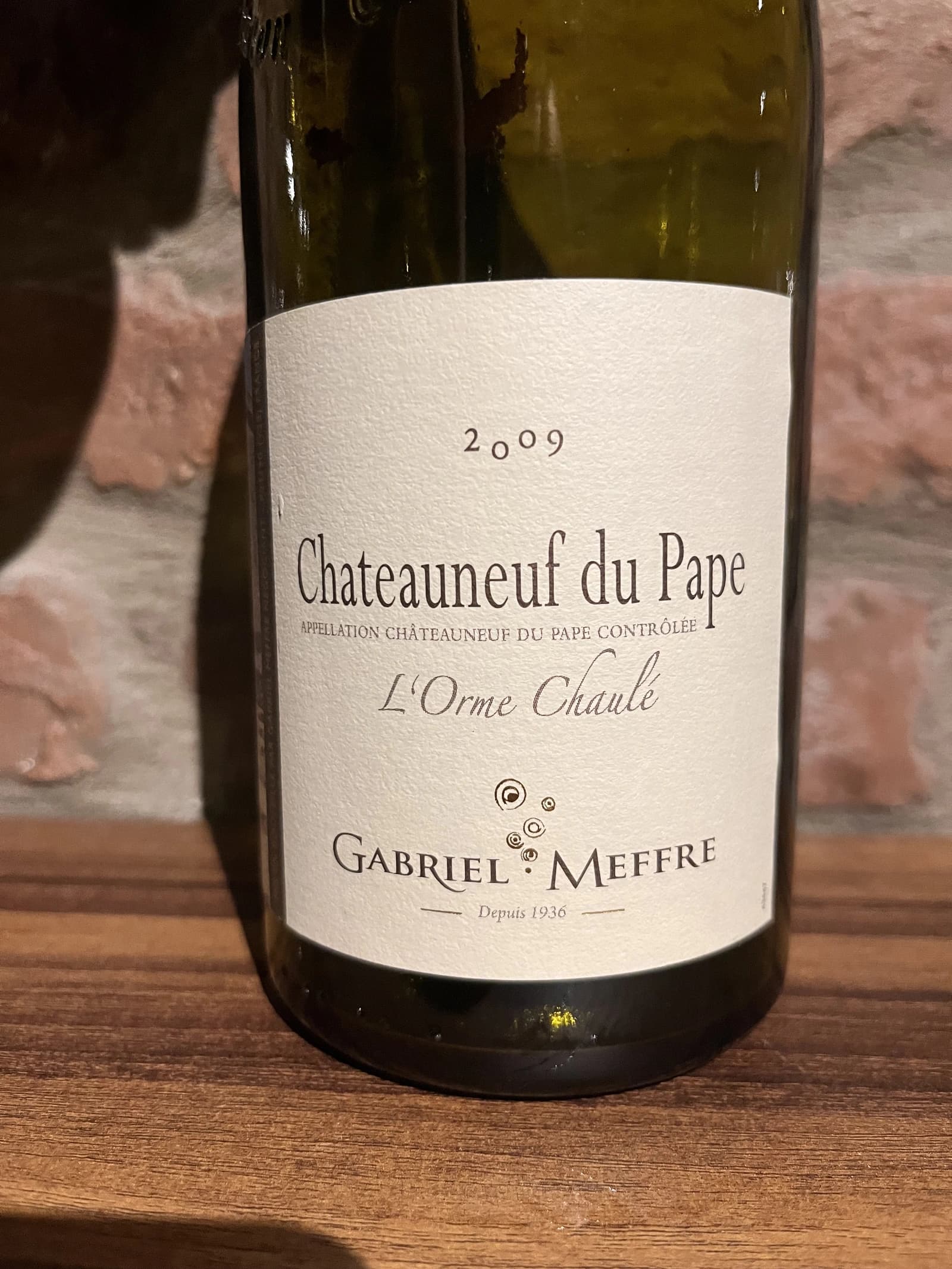 Gabriel Meffre Chateauneuf du Pape L'Orme Chaulé 2009