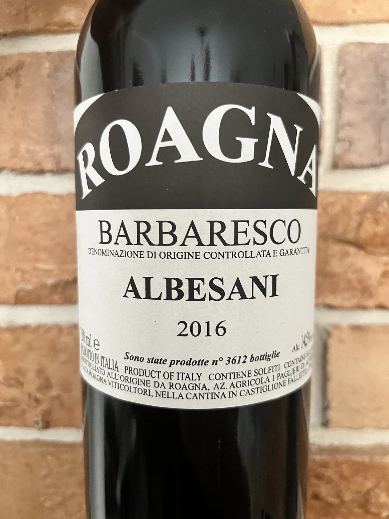 Roagna Barbaresco Albesani 2016