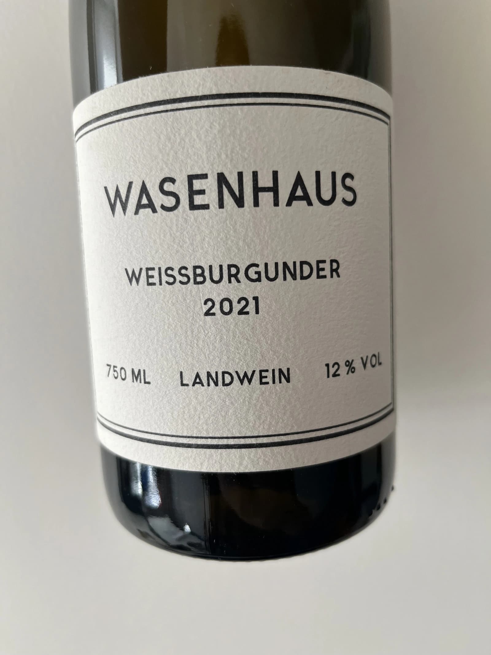 Wasenhaus Weissburgunder 2021