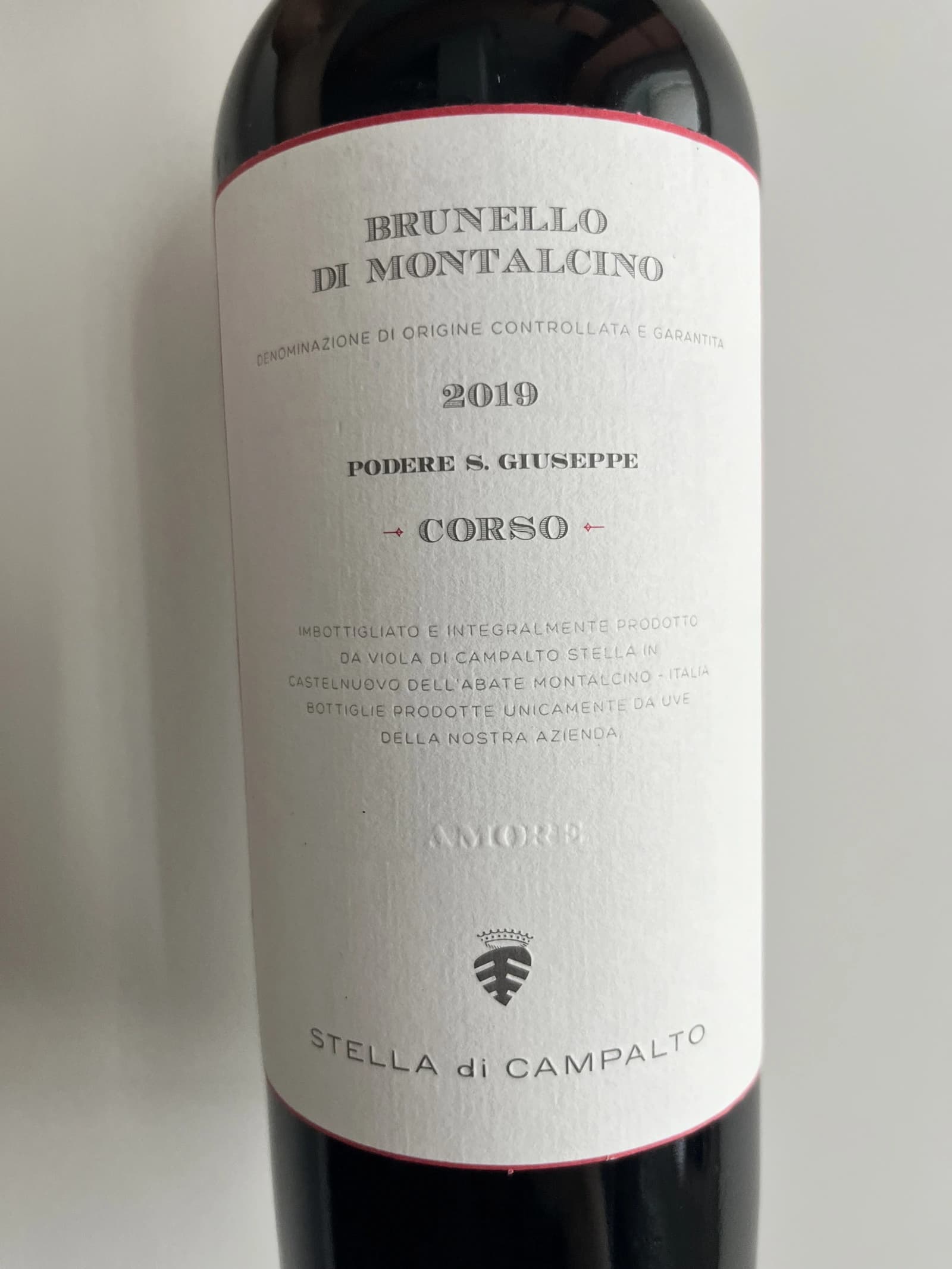 Stella di Campalto Brunello di Montalcino Corso 2019