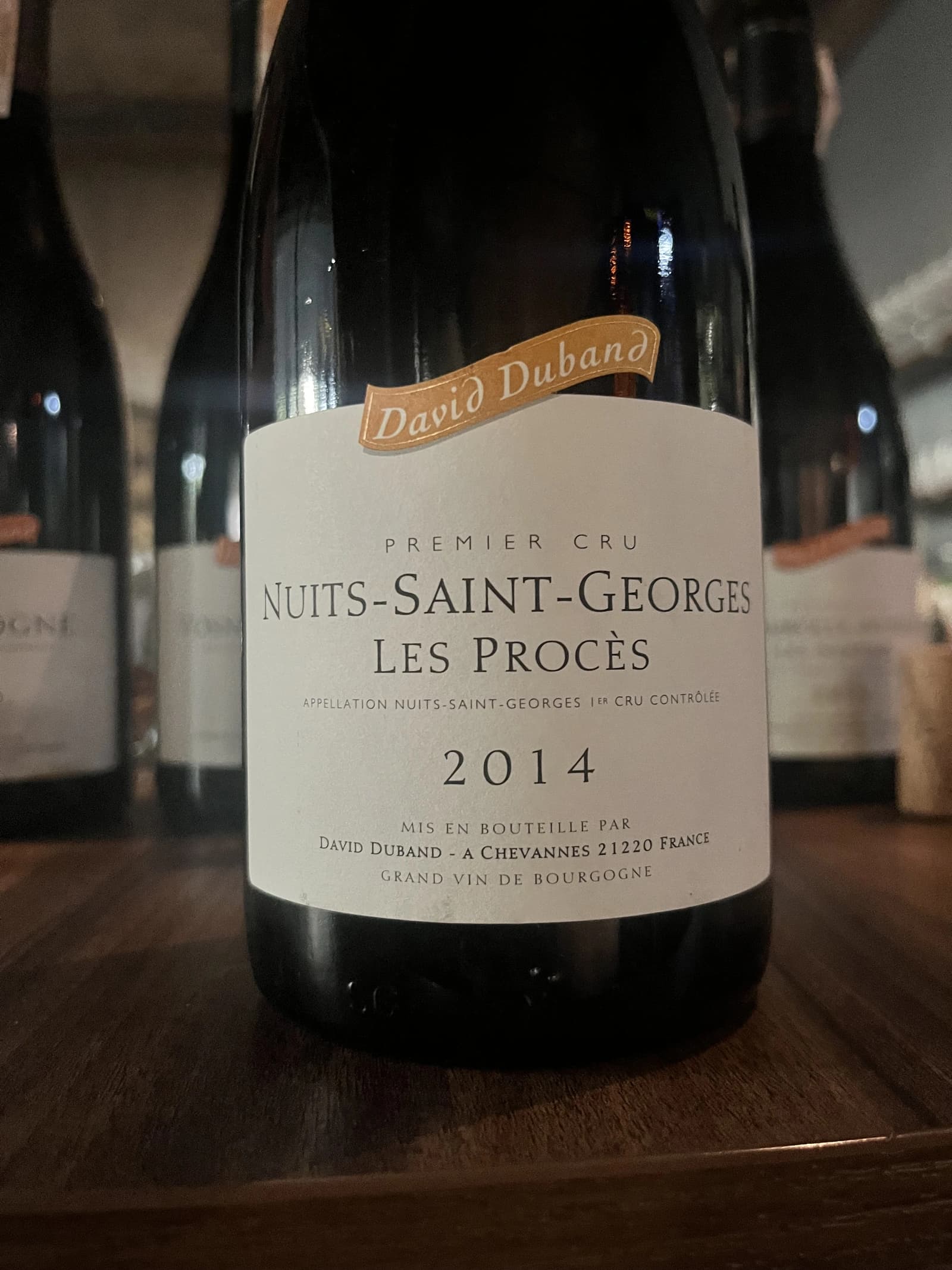 David Duband Nuits-Saint-Georges 1er Cru Les Procès 2014